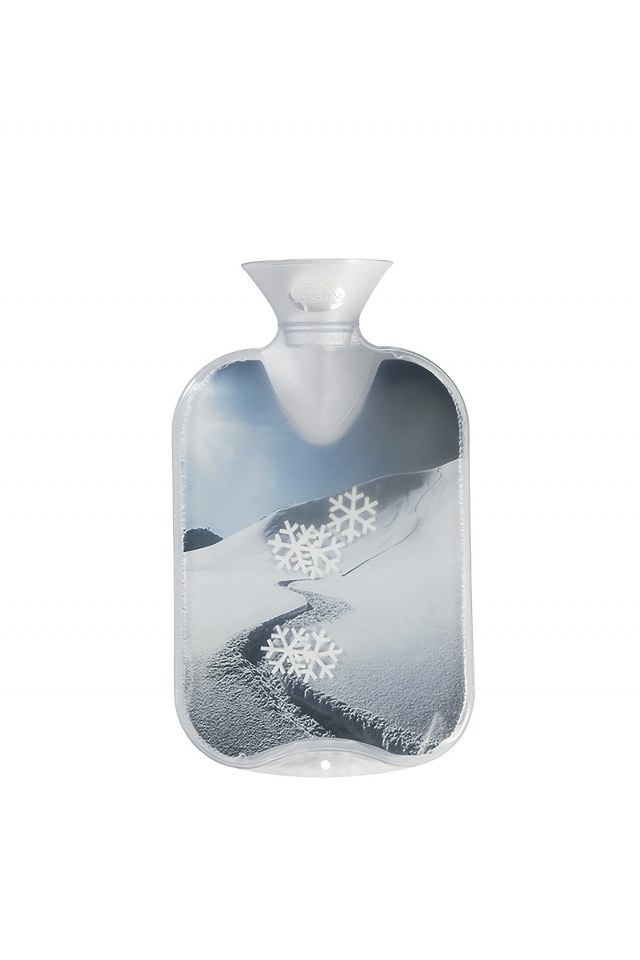 Fashy kruik 2 liter | Transparante kruik met drijvende sneeuwvlokjes