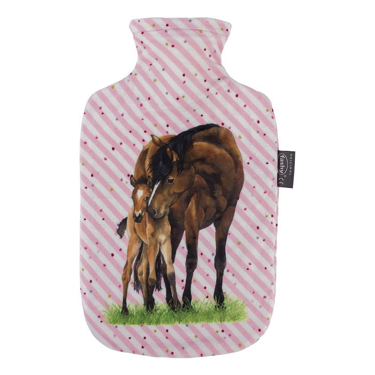 Fashy kinderkruik | 2,0 liter | paardenvriend (roze)