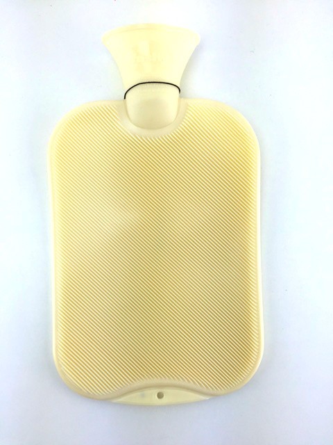 Fashy kruik 2 liter | licht geel | enkelzijdig geribbeld